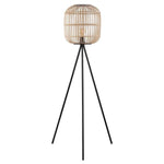 Eglo Lighting Floor Lamps Bordesley Wooden Floor Lamp 1Lt Lights-For-You 43219N 9008606209699