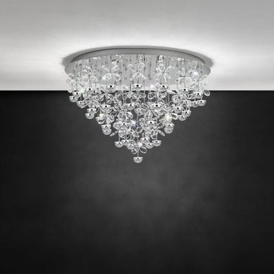 Eglo Lighting Indoor Ceiling Lights Pianopoli LED Ceiling Light Chrome-Crystal Lights-For-You