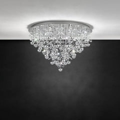 Eglo Lighting Indoor Ceiling Lights Pianopoli LED Ceiling Light Chrome-Crystal Lights-For-You