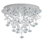 Eglo Lighting Indoor Ceiling Lights Pianopoli LED Ceiling Light Chrome-Crystal Lights-For-You 39246 9002759392468