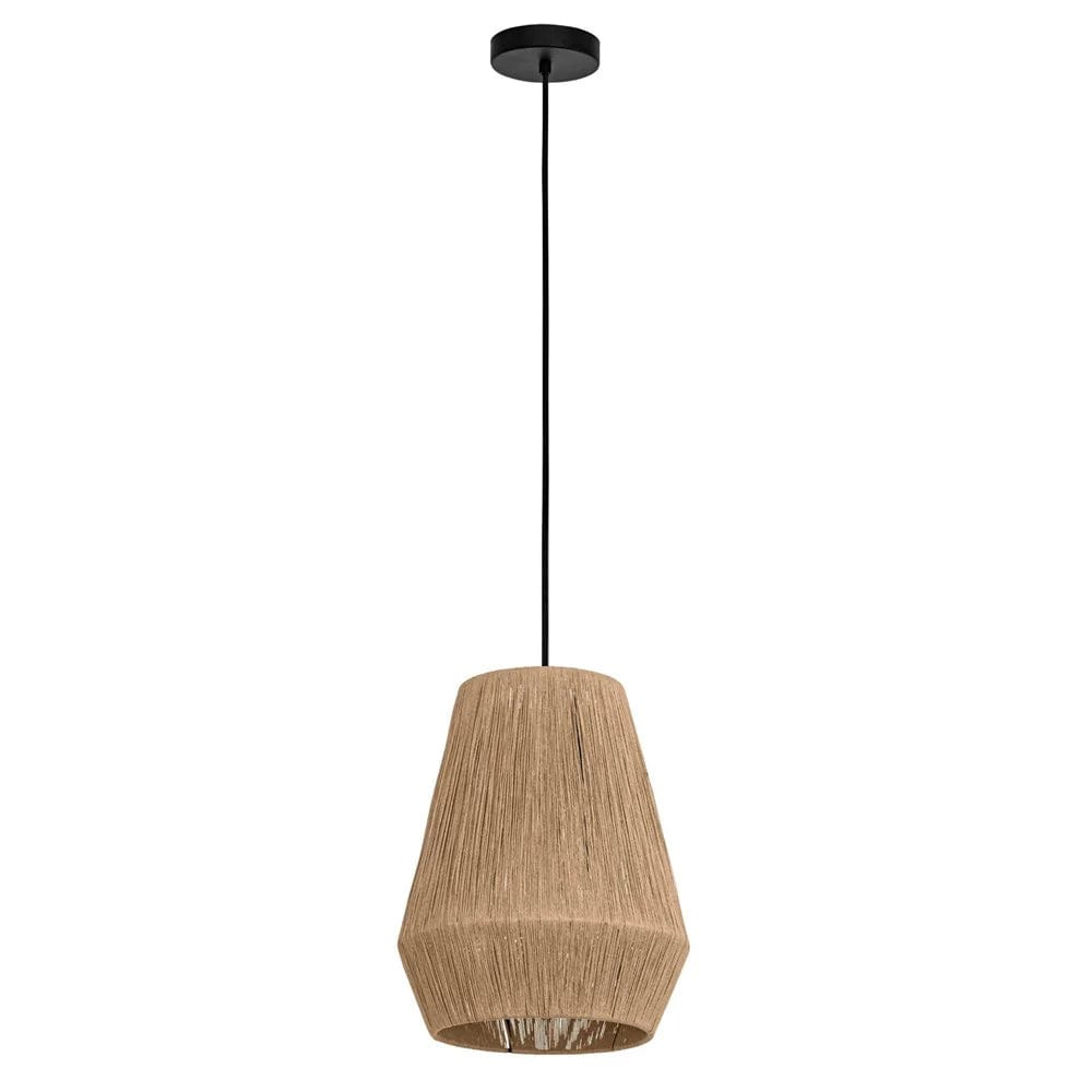 Eglo Lighting Indoor Pendants Alderney Pendant Light in Natural Lights-For-You 206048 9008606303304