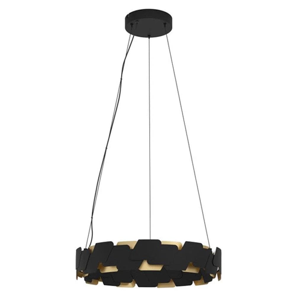 Eglo Lighting Indoor Pendants Altagracia LED Pendant Light 72w Black/Gold Lights-For-You 390031 9008606220984