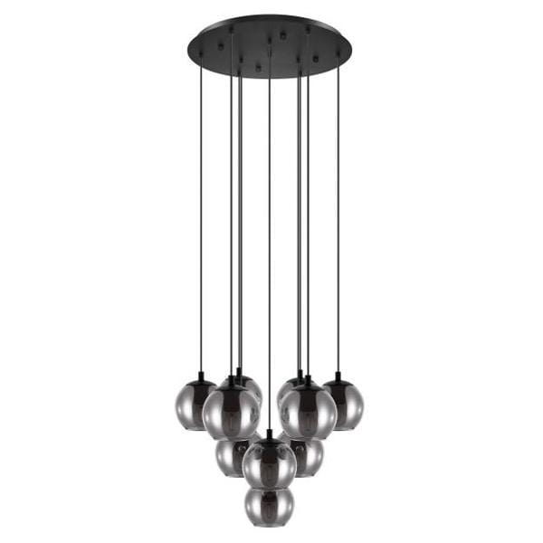 Eglo Lighting Indoor Pendants Black Ariscani Pendant Light 10Lt Lights-For-You 98654