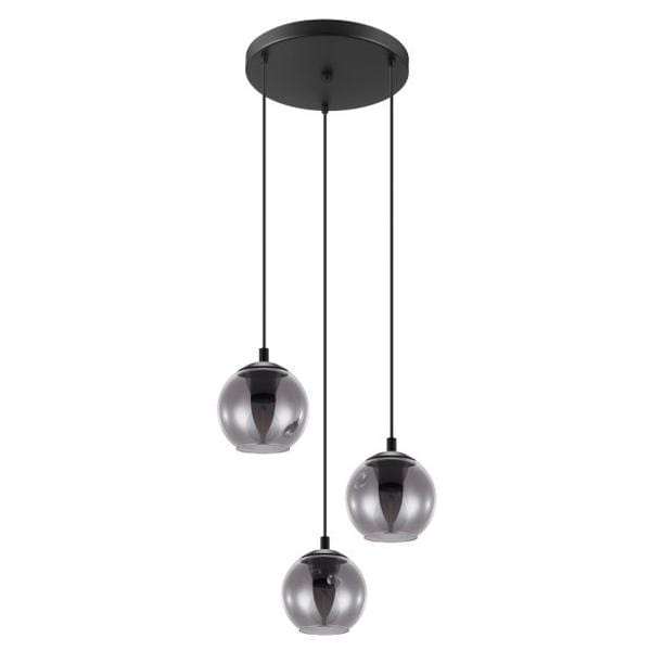 Eglo Lighting Indoor Pendants Ariscani Pendant Light 3Lt in Black Lights-For-You 98653 9002759986537