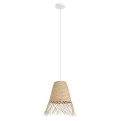 Eglo Lighting Indoor Pendants Aycliffe Pendant Light White/Natural Lights-For-You 43871N 9008606265220