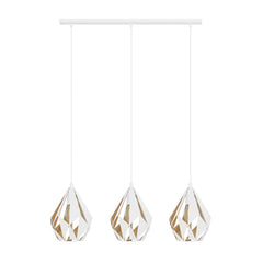 Eglo Lighting Indoor Pendants Carlton 1 Pendant Light (3 Lights) Lights-For-You 43002N 9008606215508