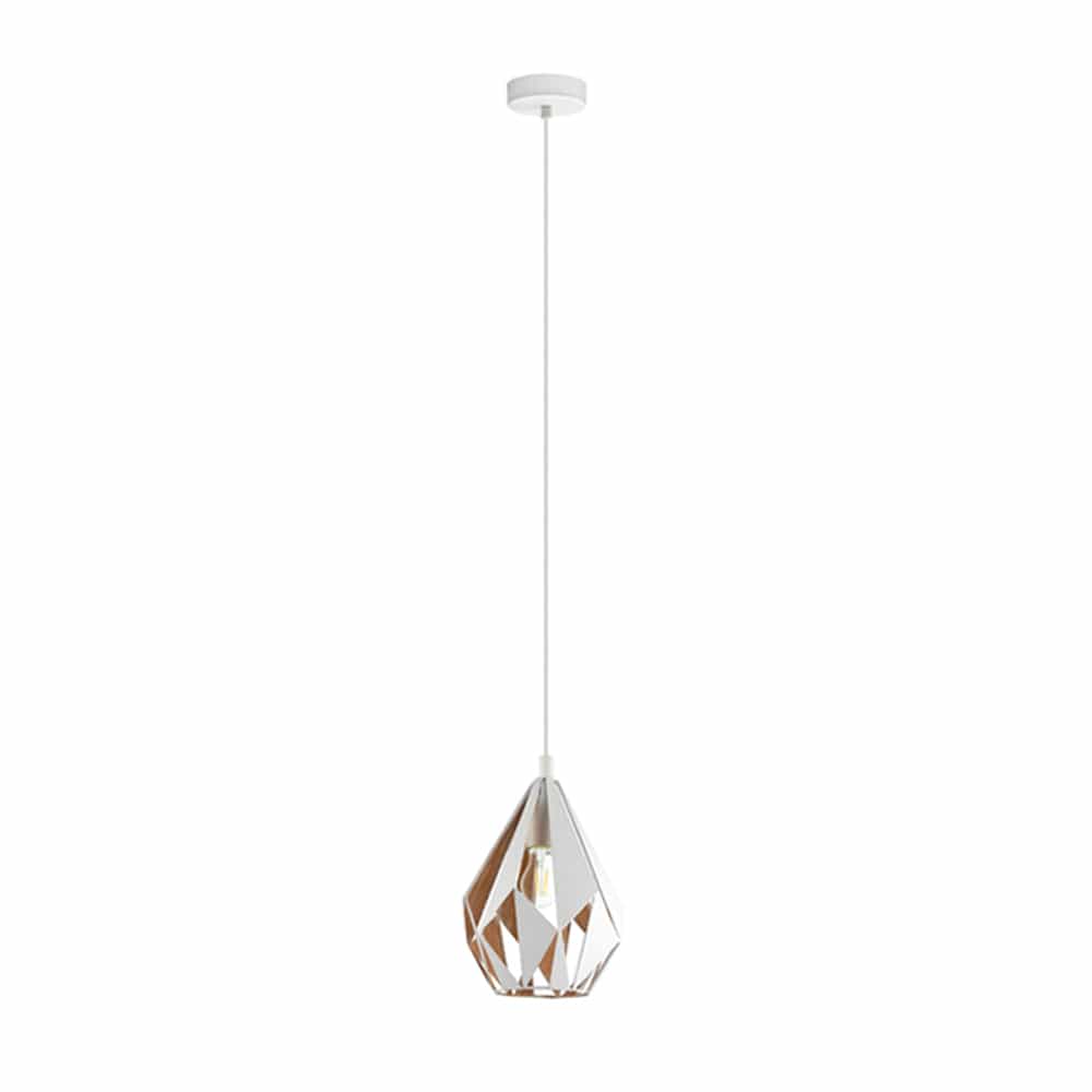 Eglo Lighting Indoor Pendants Carlton 1 Pendant Light (Small) Lights-For-You 43001N 9008606209736