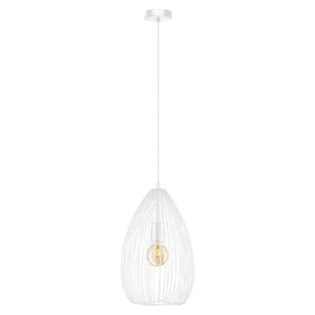 Eglo Lighting Indoor Pendants Clevedon Pendant Light Black, White Lights-For-You 205662 9008606271610