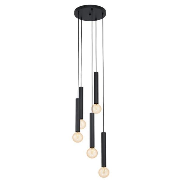 Eglo Lighting Indoor Pendants Cortenova Pendant Light 5Lt in Black Lights-For-You 98058 9002759980580