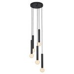 Eglo Lighting Indoor Pendants Cortenova Pendant Light 5Lt in Black Lights-For-You 98058 9002759980580