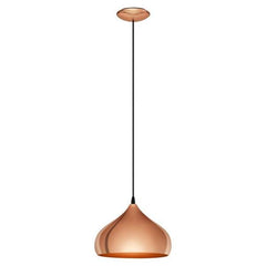 Eglo Lighting Indoor Pendants Hapton Copper Pendant Light 1Lt Lights-For-You 49449 9002759494490