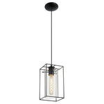 Eglo Lighting Indoor Pendants Loncino Cage Black Pendant Light Lights-For-You 49495 9002759494957
