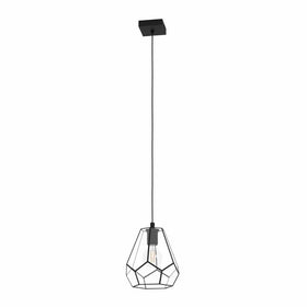 Eglo Lighting Indoor Pendants Mardyke Pendant Light in Black & Clear Lights-For-You 43643N