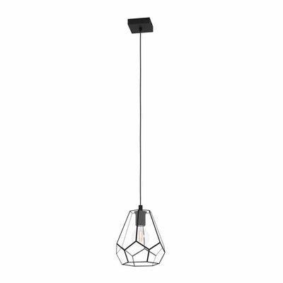 Eglo Lighting Indoor Pendants Mardyke Pendant Light in Black & Clear Lights-For-You 43643N