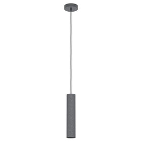 Eglo Lighting Indoor Pendants Mentalona Pendant Light 1Lt 5w in Anthracite Lights-For-You 205312 9008606238415