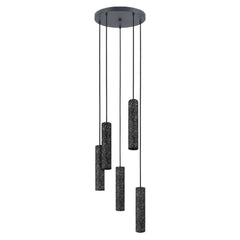 Eglo Lighting Indoor Pendants Mentalona Pendant Light 5Lt 25w in Anthracite Lights-For-You 205314 9008606238439