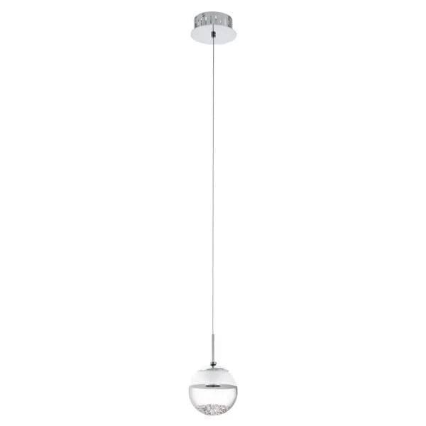 Eglo Lighting Indoor Pendants Montefio 1 Chrome LED Pendant Light or 3Lt Lights-For-You 93708