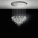 Eglo Lighting Indoor Pendants Pianopoli Crystal Chrome LED Lights-For-You