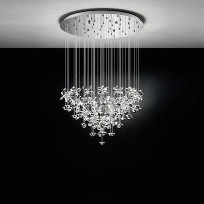 Eglo Lighting Indoor Pendants Pianopoli Crystal Chrome LED Lights-For-You