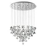 Eglo Lighting Indoor Pendants Pianopoli Crystal Chrome LED Lights-For-You 93661 9002759936617