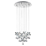 Eglo Lighting Indoor Pendants Pianopoli Crystal Chrome LED Lights-For-You 93662 9002759936624