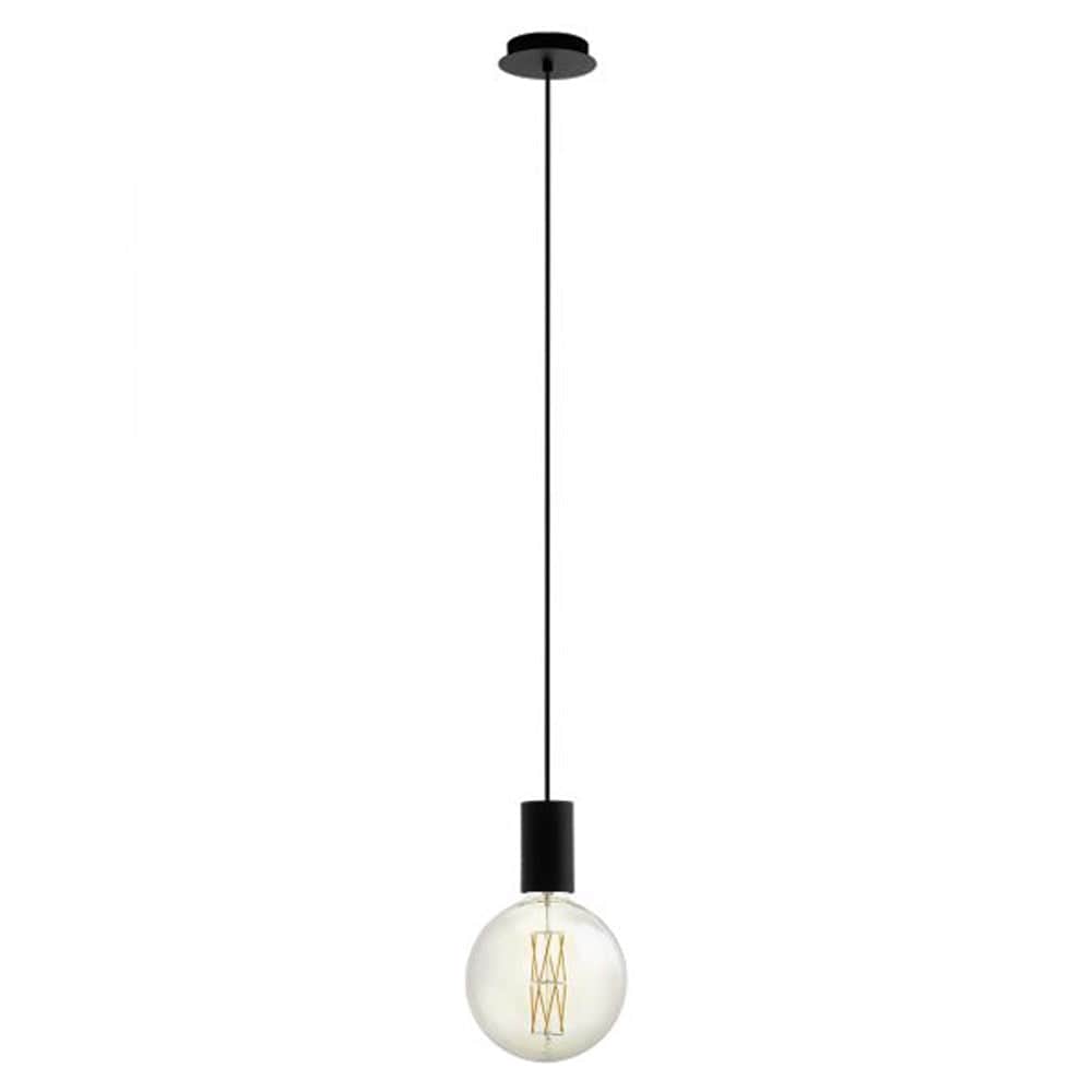 Eglo Lighting Indoor Pendants Pozueta Pendant Light 1Lt in Black Lights-For-You 98661N 9008606230266