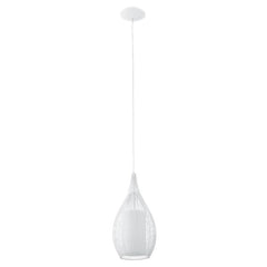 Eglo Lighting Indoor Pendants White Razoni Modern Pendant Light 1Lt Lights-For-You 92251