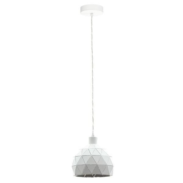 Eglo Lighting Indoor Pendants Roccaforte Pendant Light in Black or White Lights-For-You 33344N 9008606210299