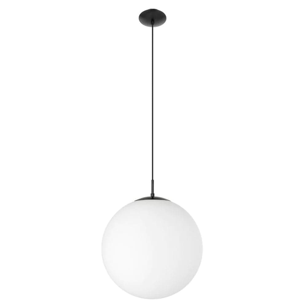 Eglo Lighting Indoor Pendants Black/Opal Matt Rondo Pendant Light (400mm) Lights-For-You 205243
