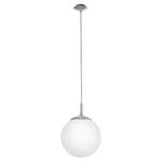 Eglo Lighting Indoor Pendants Rondo Pendant Light in Satin Nickel Lights-For-You 85262N 9008606220069