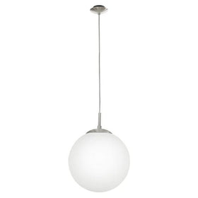 Eglo Lighting Indoor Pendants Rondo Pendant Light in Satin Nickel Lights-For-You 85263N 9008606220076