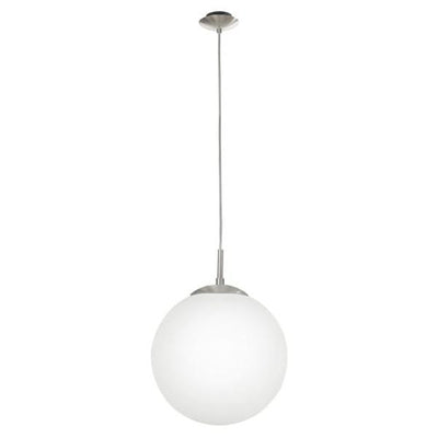 Eglo Lighting Indoor Pendants Rondo Pendant Light in Satin Nickel Lights-For-You 85263N 9008606220076