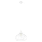Eglo Lighting Indoor Pendants Staverton Pendant Light 1Lt in White Lights-For-You 205158N 9008606230594