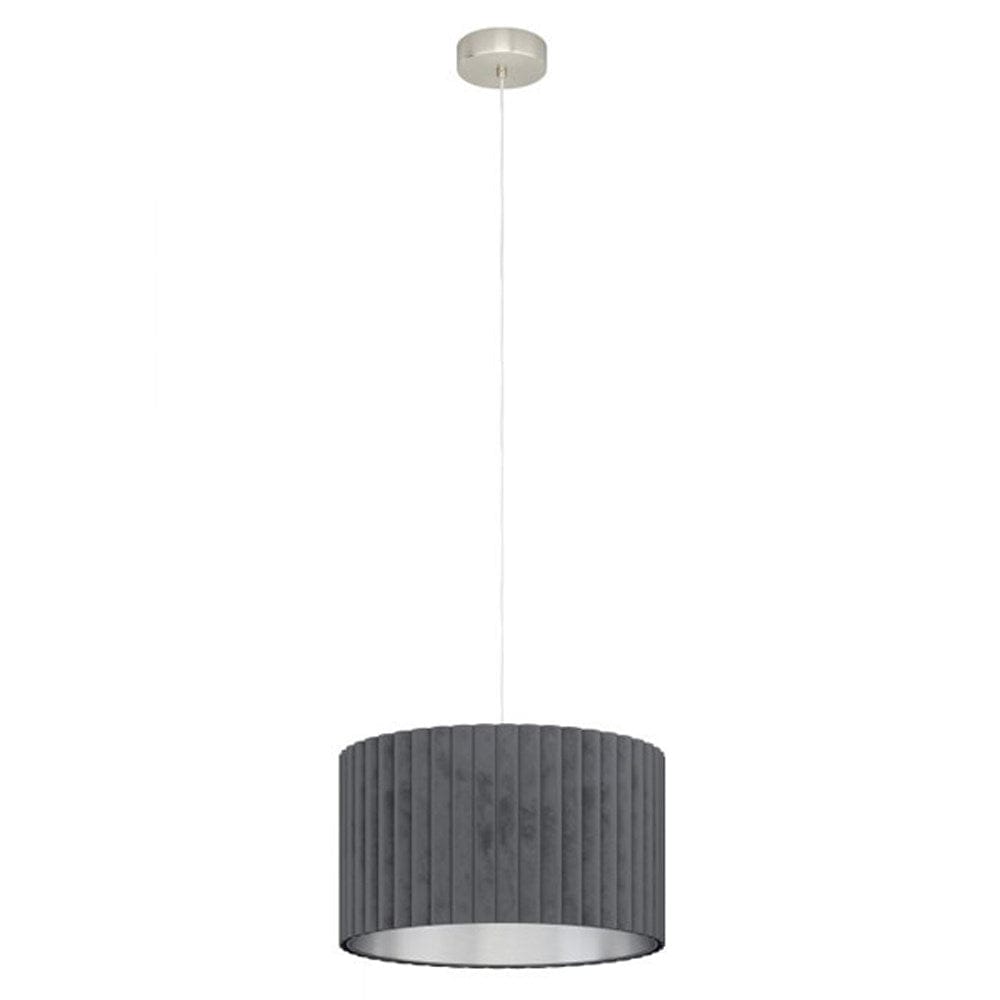 Eglo Lighting Indoor Pendants Grey Tamaresco Pendant Light 1Lt in Grey 39774N