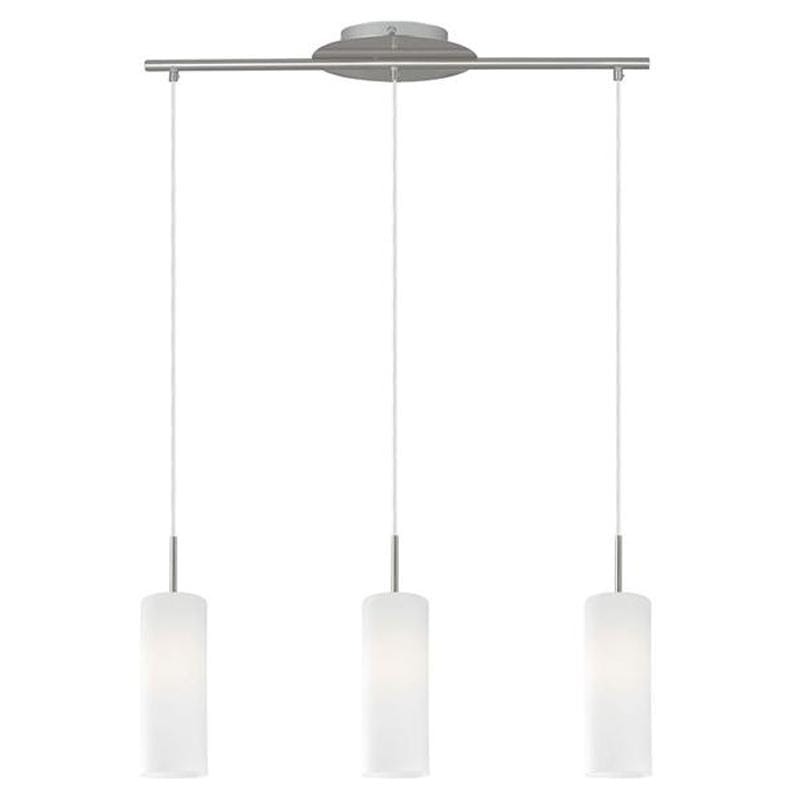 Eglo Lighting Indoor Pendants Troy 3 Satin Nickel Pendant Light (1Lt or 3Lt) Lights-For-You 85978 9002759859787