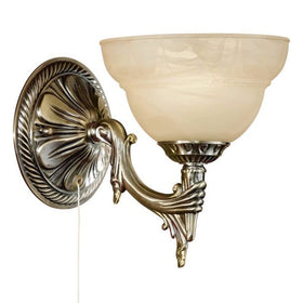 Eglo Lighting Indoor Wall Lights Marbella Indoor Wall Light 1Lt in Antique Bronze Lights-For-You 85859 9002759858599