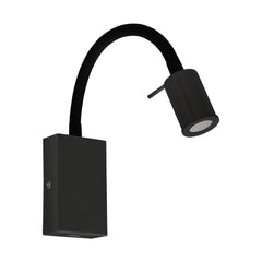 Eglo Lighting Indoor Wall Lights Tazzoli Indoor Wall Light 1Lt in Black Lights-For-You 202779 9008606178629