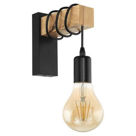 Eglo Lighting Indoor Wall Lights Townshend Indoor Wall Light Timber Lights-For-You 32917 9002759329174