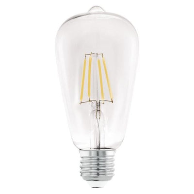LED Globe ST64 7w 2700k Non-Dimmable Clear