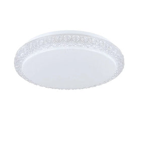 Eglo Lighting Lighting Delilah LED Oyster Light 18w in Opal White w/ Crystal Effect Lights-For-You 205668