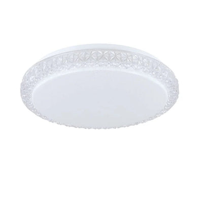 Eglo Lighting Lighting Delilah LED Oyster Light 18w in Opal White w/ Crystal Effect Lights-For-You 205668