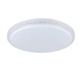 Eglo Lighting Lighting Delilah LED Oyster Light 24w in Opal White w/ Crystal Effect Lights-For-You 205669