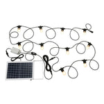 Eglo Lighting Lighting Festoon 2 Solar Kit 10Lt 2700k, Multi-Colour in Black, White Lights-For-You 205891N