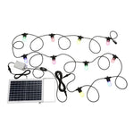 Eglo Lighting Lighting Festoon 2 Solar Kit 10Lt 2700k, Multi-Colour in Black, White Lights-For-You