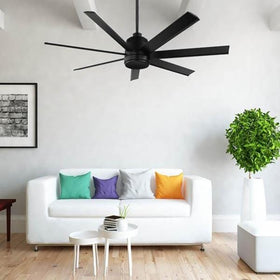 Eglo Lighting Lighting Large 60" Tourbillion DC Ceiling in /Black/White 202964, 203367 Lights-For-You