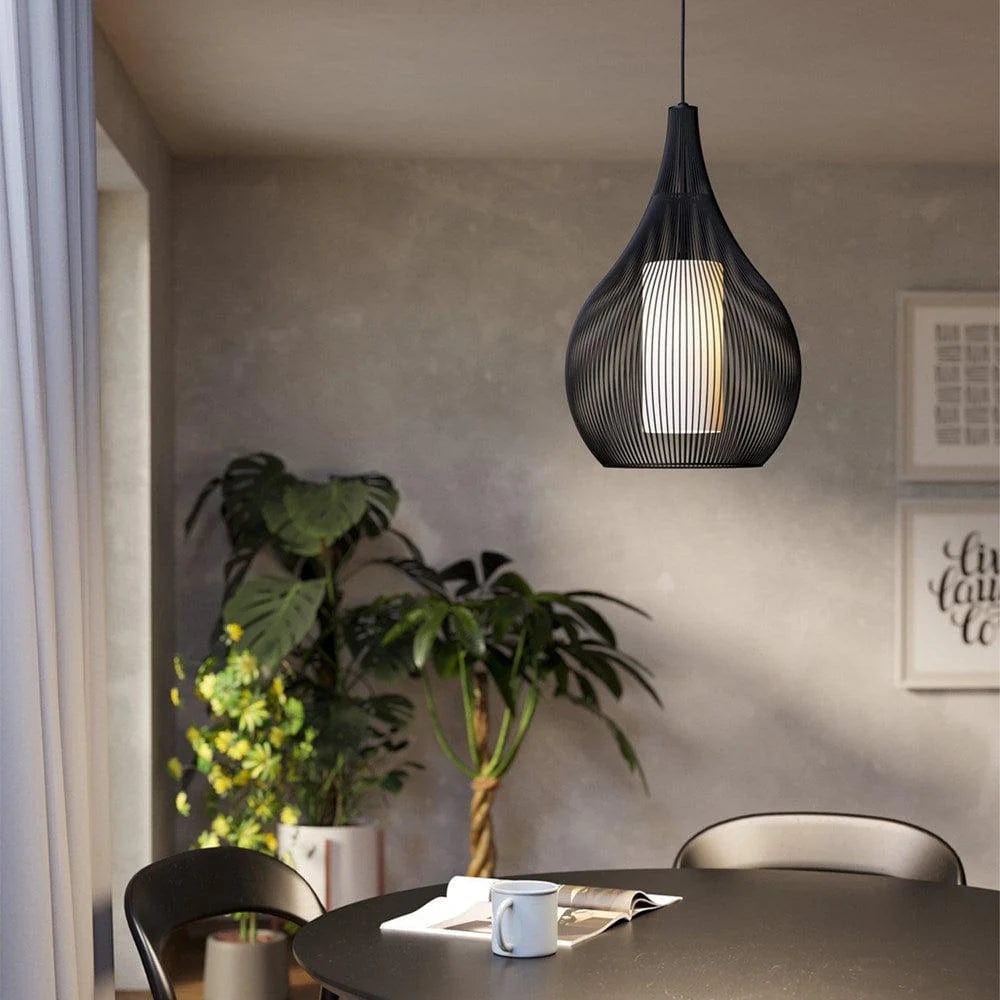 Eglo Lighting Lighting Razoni Pendant Light Large in Black or White Lights-For-You 900828N