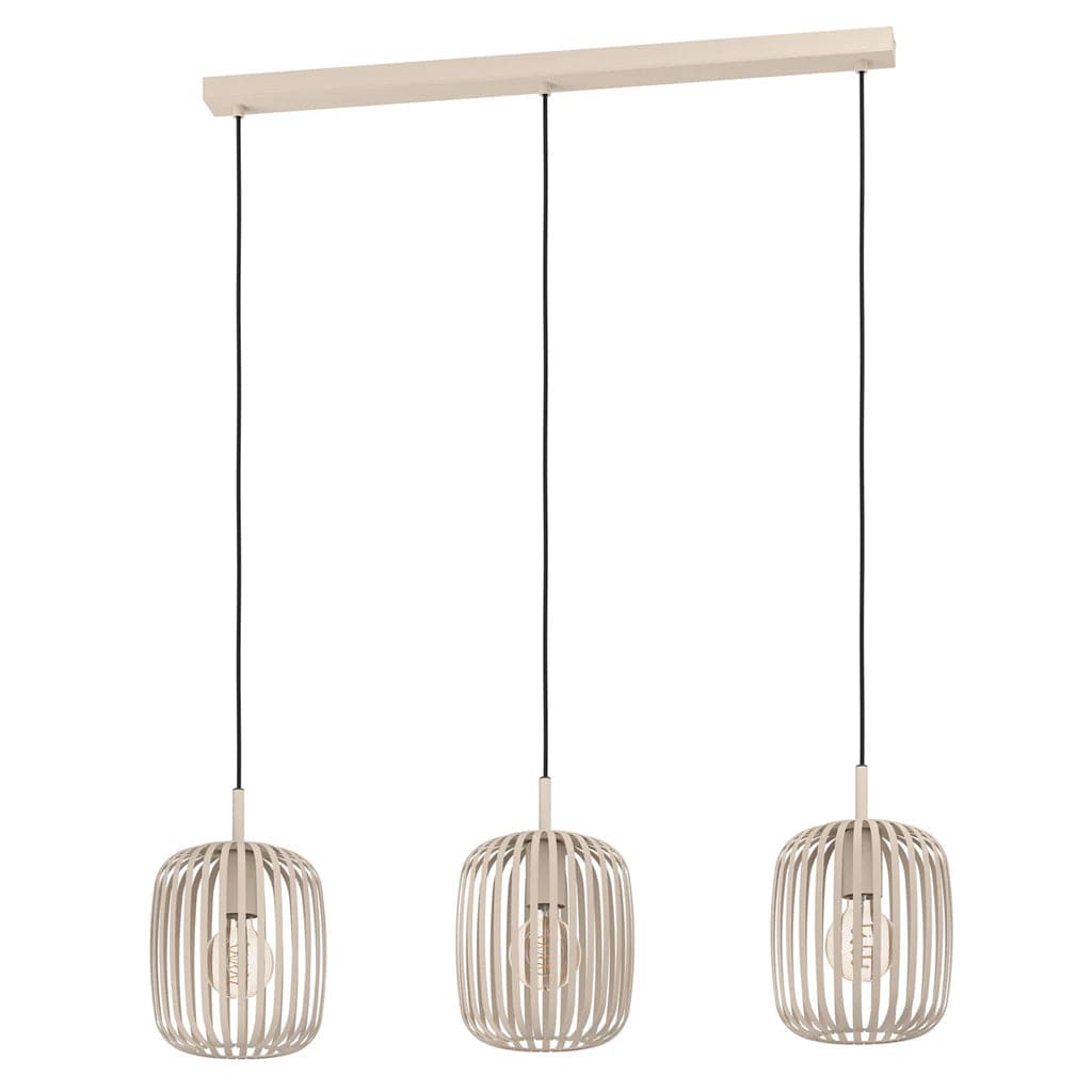 Eglo Lighting Lighting Romazzina Pendant Light 3 Light - Black or Sandy Lights-For-You