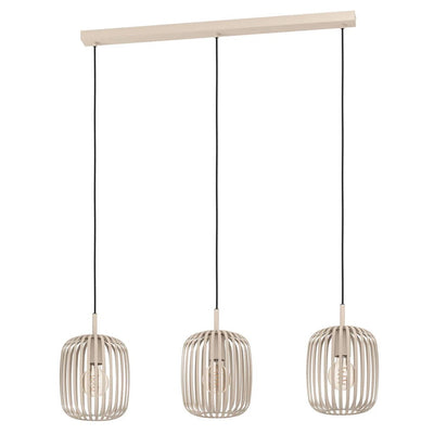 Eglo Lighting Lighting Romazzina Pendant Light 3 Light - Black or Sandy Lights-For-You