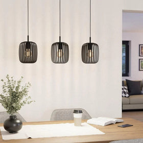 Eglo Lighting Lighting Romazzina Pendant Light 3 Light - Black or Sandy Lights-For-You 900495N