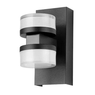 Eglo Lighting Lighting Romendo 2 Wall Light 10w in Black and Chrome Lights-For-You 205048